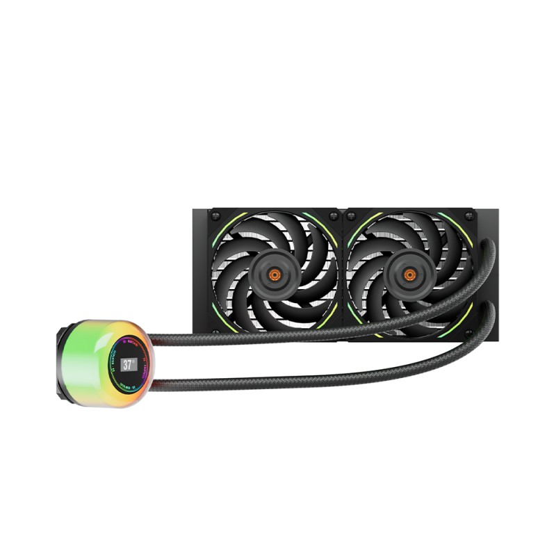 1STPLAYER CC 240 ARGB Liquid CPU Cooler Black