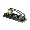 1STPLAYER CC360 ARGB Liquid CPU Cooler Black