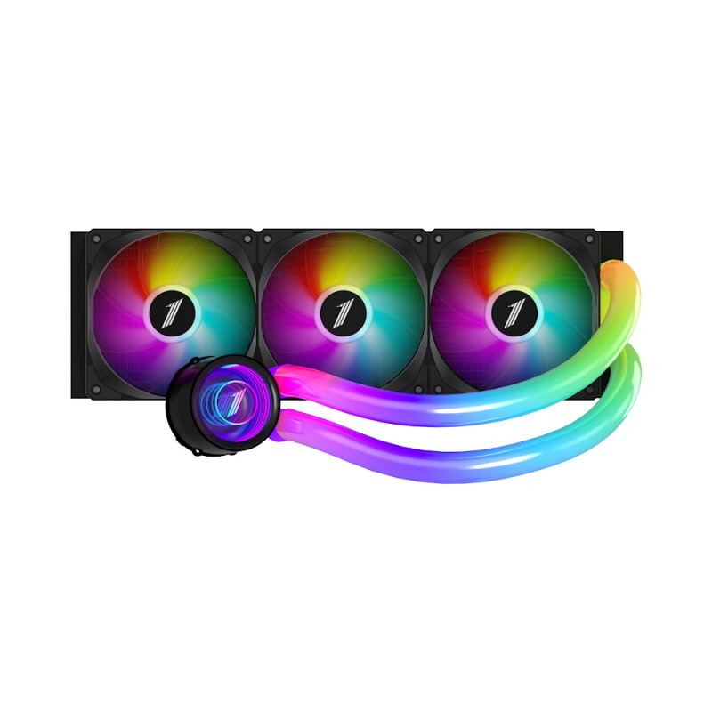 1STPLAYER MT360 INFINITE SPACE ARGB Liquid CPU Cooler Black