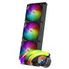 1STPLAYER MT360 INFINITE SPACE ARGB Liquid CPU Cooler Black