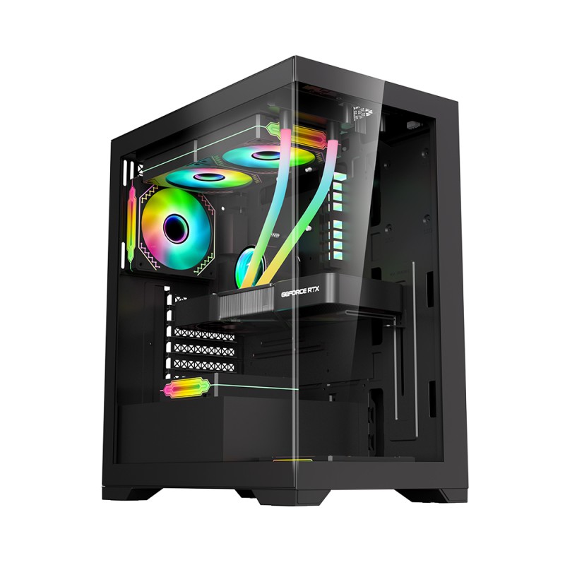 1STPLAYER Mi7-A ATX Gaming Casing Black