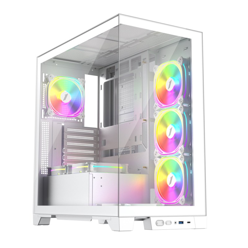 1STPLAYER Mi8 White ATX Gaming Casing