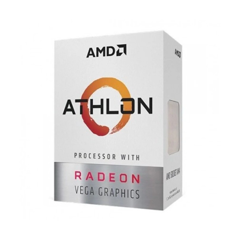AMD Athlon PRO 300GE AM4 Socket Desktop Processor with Radeon Vega 3 Graphics (Rebox)
