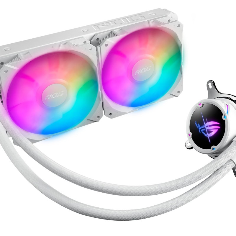 ASUS ROG Strix LC 240 RGB White Edition All-in-One Liquid CPU Cooler