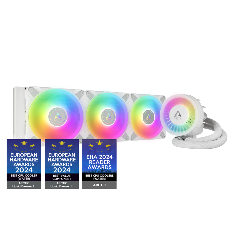 Arctic Liquid Freezer III 360MM ARGB Liquid CPU Cooler White