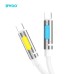 BWOO BO-X325CC USB-C to USB-C 240W 1.2M Aromatherapy Charging Cable with RGB Light 