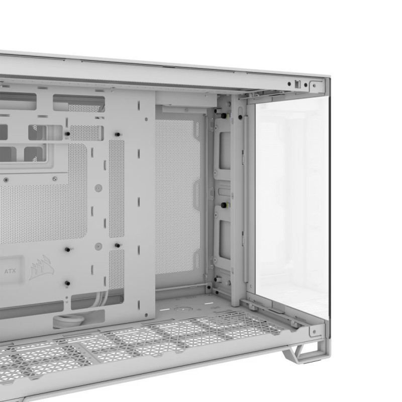 Corsair 2500X Mid-Tower Dual Chamber Casing White Corsair 2500X Mid-Tower Dual Chamber Casing White