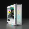 Corsair iCUE 5000T RGB Tempered Glass Mid-Tower ATX Casing White