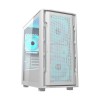 Cougar UNIFACE MINI RGB m-ATX Mini Tower Gaming Casing White