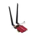 Cudy WE3000S 2.0 AX5400 Mbps Tri Band Wi-Fi 6E & Bluetooth 5.2 PCI Express Network Adapter
