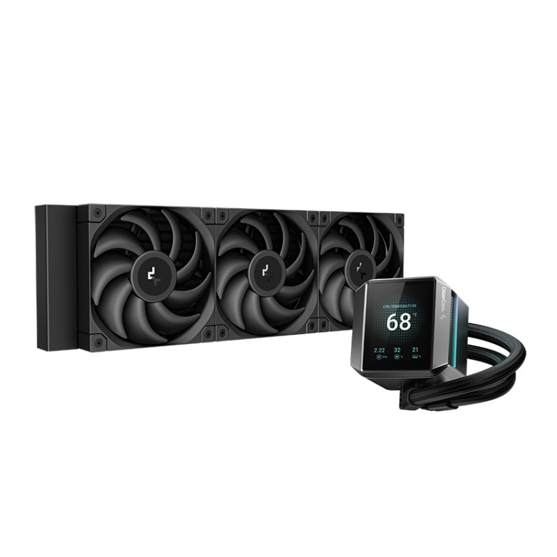 DeepCool MYSTIQUE 360 360mm Liquid CPU Cooler with TFT LCD Screen