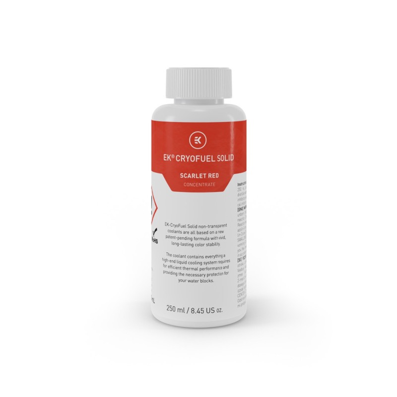 EKWB EK-CryoFuel Solid Scarlet RED 250ml (Conc.) Non-transparent Coolants