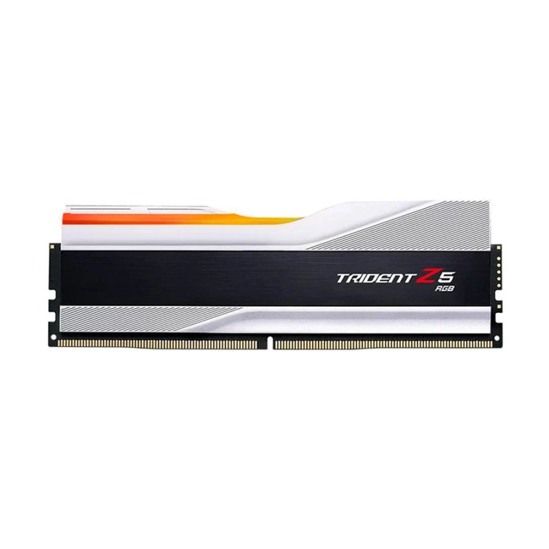 G.Skill Trident Z5 RGB 16GB DDR5 6000MHz CL32 Desktop RAM Silver G.Skill Trident Z5 RGB 16GB DDR5 6000MHz CL32 Desktop RAM Silver