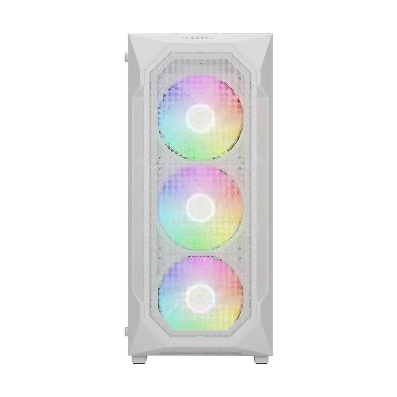 Gamdias AURA GC1 ELITE WH ARGB Mesh ATX Mid-Tower Gaming Casing