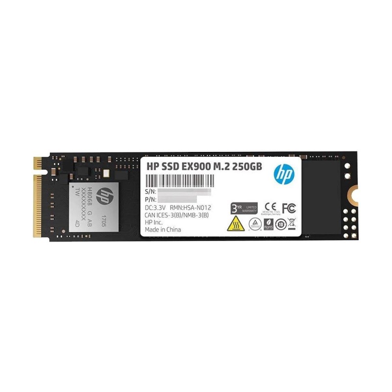 HP EX900 M.2 250GB PCIe NVMe Internal SSD