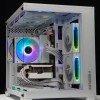 Jungle Leopard KF400 ARGB 4 copper cpu cooler White