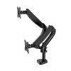 Kaloc KLC-DS90-2 Double Arm Monitor/TV Desktop Mount Stand With Cable Management System