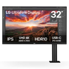 LG 32UN880K-B 32 inch 4K UHD Ergo IPS Monitor