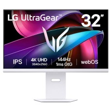LG UltraGear 32G810SA-W 4K 144Hz IPS AI Smart Gaming Monitor