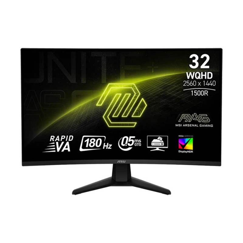 MSI MAG 32CQ6F 31.5" 180Hz VA WQHD Curved Gaming Monitor