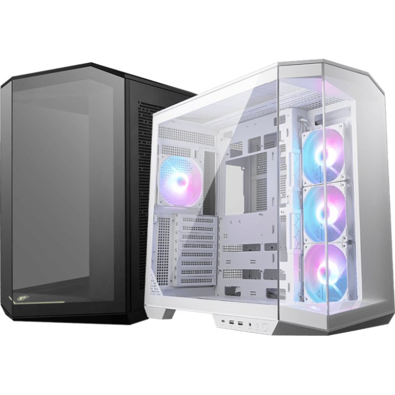 MSI MAG PANO 100R PZ White ARGB ATX Mid Tower Gaming Casing