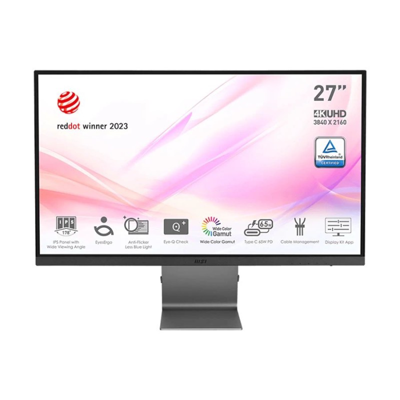 MSI Modern MD271UL 27 Inch 4K UHD IPS Type-C Monitor
