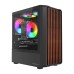 MaxGreen 315 Wood Mid Tower M-ATX Gaming Case With 4xARGB Fan