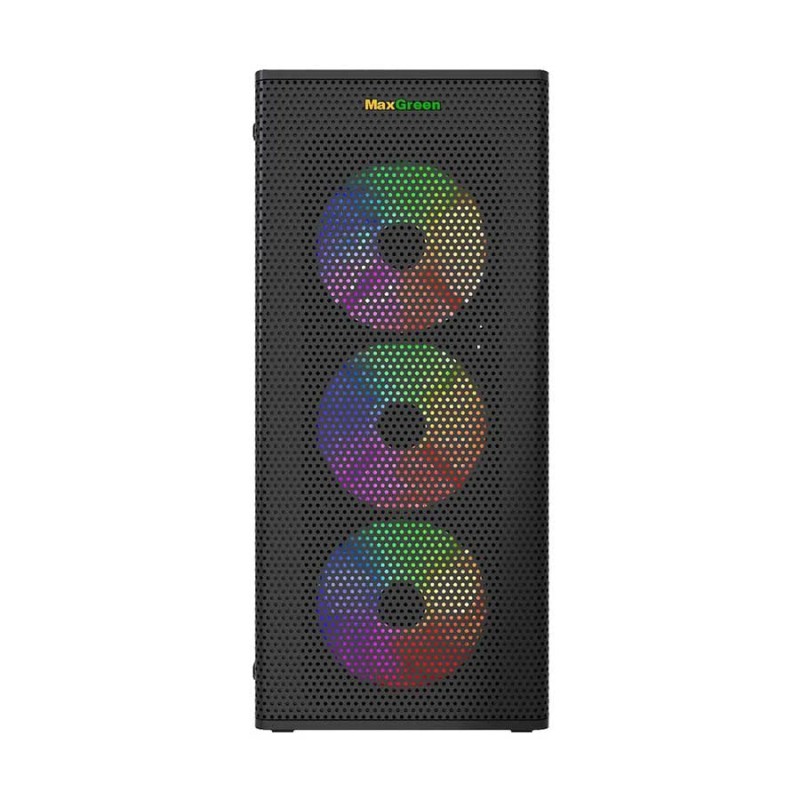 MaxGreen PS195-15 Mid-Tower ATX Gaming Casing With 4x ARGB Fan