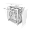 NZXT H7 Flow RGB 2024 Mid-Tower ATX Airflow Casing With 360 RGB Fan White