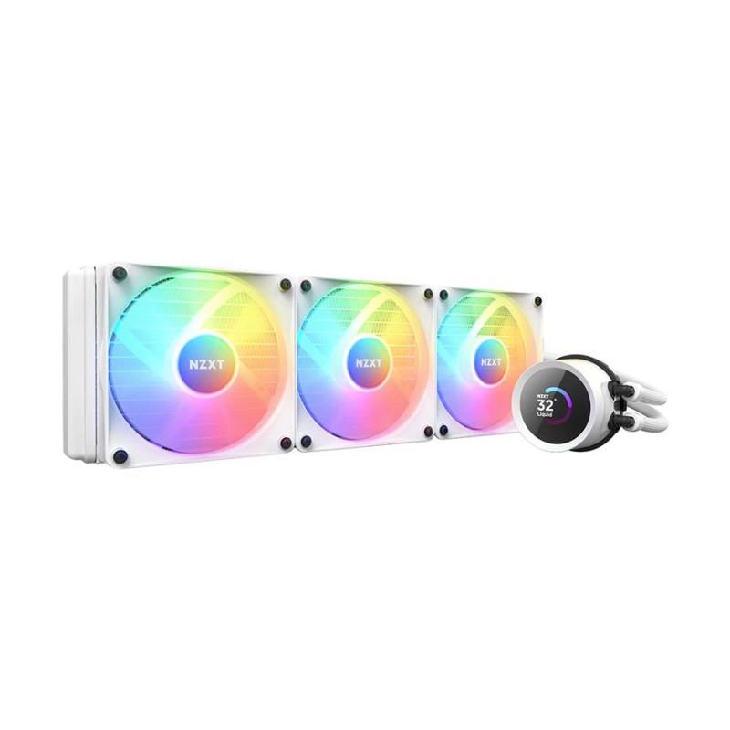 NZXT Kraken 360 RGB 360mm AIO Liquid CPU Cooler White with LCD Display