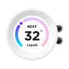NZXT Kraken Elite 240 RGB 240mm AIO Liquid CPU Cooler White with LCD Display