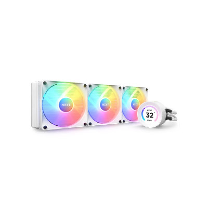 NZXT Kraken Elite 360 RGB 360mm AIO Liquid CPU Cooler White with LCD Display NZXT Kraken Elite 360 RGB 360mm AIO Liquid CPU Cooler White with LCD Display