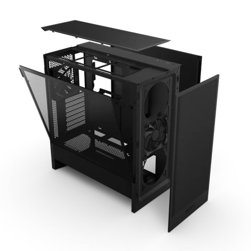 NZXT H5 Flow 2024 Compact Mid-tower Airflow Casing NZXT H5 Flow 2024 Compact Mid-tower Airflow Casing