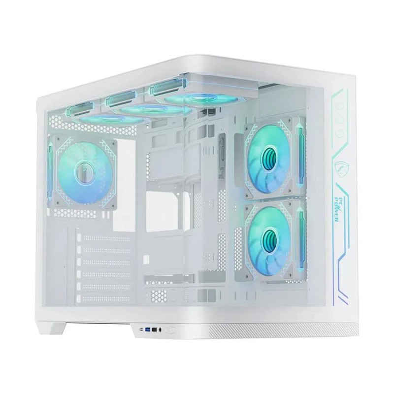 PC Power PG-H650 Iceland Edge WH ATX ARGB Gaming Casing PC Power PG-H650 Iceland Edge WH ATX ARGB Gaming Casing