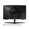 Samsung ODYSSEY G5 LS27CG550EWX 27" 165Hz QHD Curved Gaming Monitor
