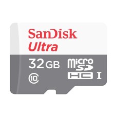 SanDisk Ultra 32GB Class-10 100mbps Micro SDHC UHS-I Memory Card (SDSQUNR-032G-GN3MN)