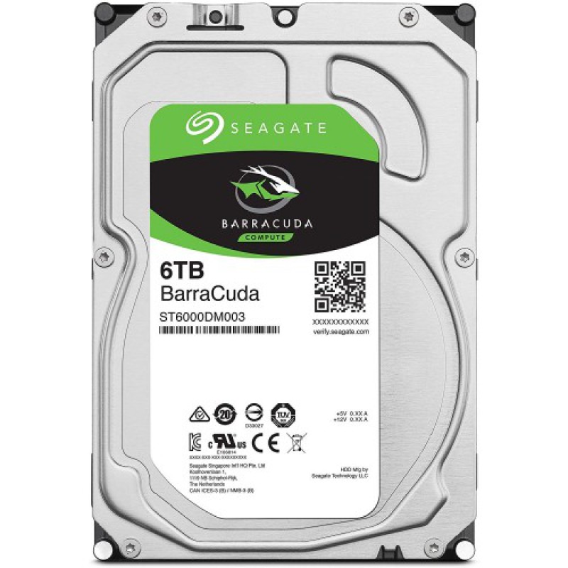 Seagate Barracuda 6TB 3.5 Inch Desktop HDD Seagate Barracuda 6TB 3.5 Inch Desktop HDD