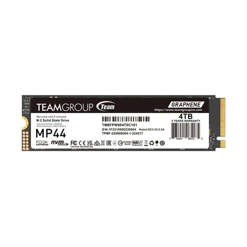 Team MP44 4TB M.2 PCIe Gen4 NVMe SSD