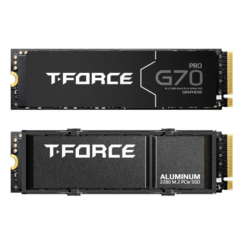 Team T-FORCE G70 PRO 1TB M.2 PCIe NVMe SSD With DRAM Cache & Aluminum Heatsink