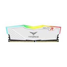 Team T-Force Delta 8GB 3200MHz DDR4 RGB White Desktop Gaming RAM