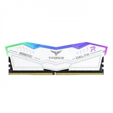 TEAM Delta RGB 16GB DDR5 7600MHz CL36 Gaming Desktop RAM White