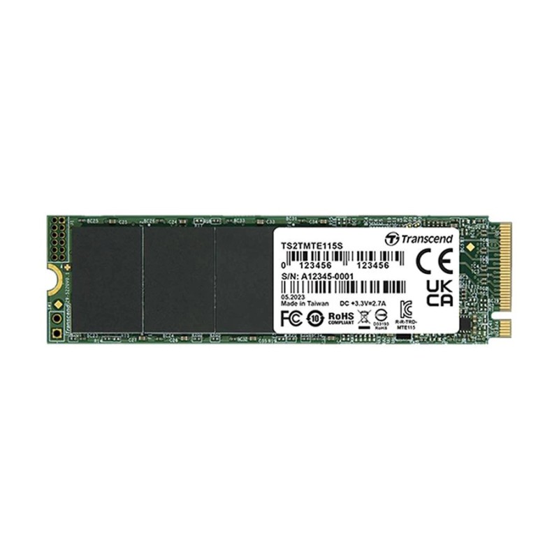 Transcend 115S 500GB M.2 PCIe Gen3 x4 NVMe SSD (M-Key)