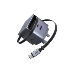 Ugreen Nexode Pro X614 (65823) 45W GaN USB & USB-C Gray Fast Charger With Cable