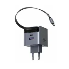 Ugreen X614 (65822) 45W GaN USB & USB-C Gray Fast Charger With Cable