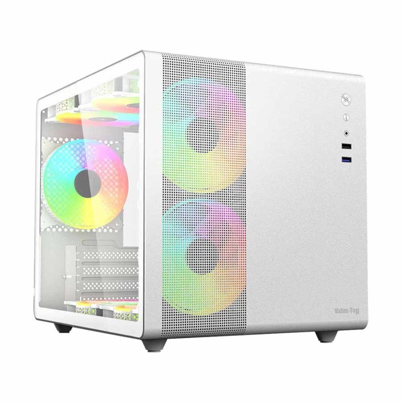 Value-Top V300W Mini Tower Micro ATX Gaming Casing