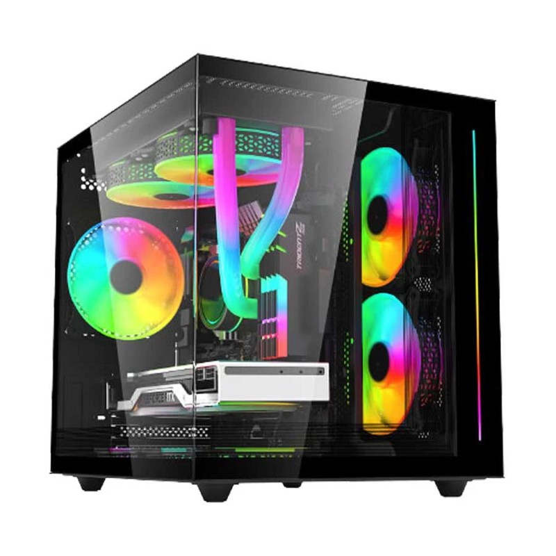 Value-Top V900 Micro-ATX Mini Tower Gaming Casing With Pre-installed Fans