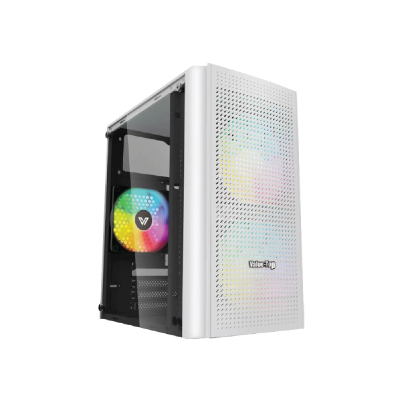 Value-Top VT-M200-W Mid Tower Micro ATX Casing With PSU