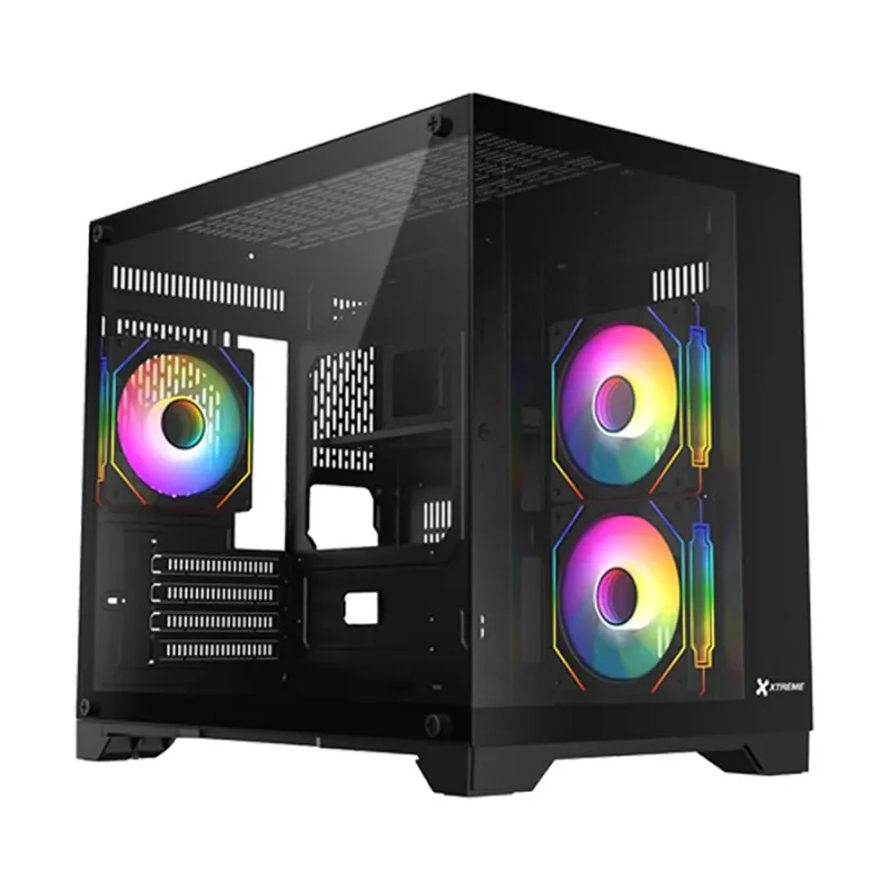 Xtreme 500B ARGB Mid Tower Casing With 3 ARGB Fan Xtreme 500B ARGB Mid Tower Casing With 3 ARGB Fan