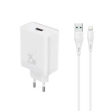 Yison Celebrat C-H8-EU 25W Charger Adapter with Lightning Cable